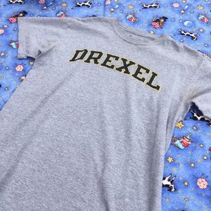 champion brand drexel university tee